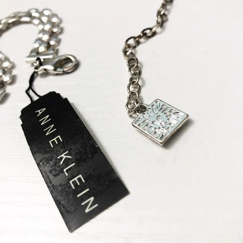 NEW Anne Klein Silver Chain Necklace - Picture 3 of 6